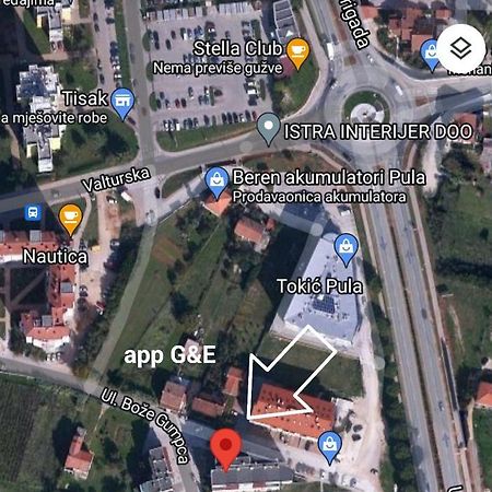 G&E Lägenhet Pula Exteriör bild